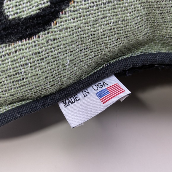 Disney Park Never Grow Up Peter Pan Black Green Throw Pillow 14x9 - Picture 3 of 7